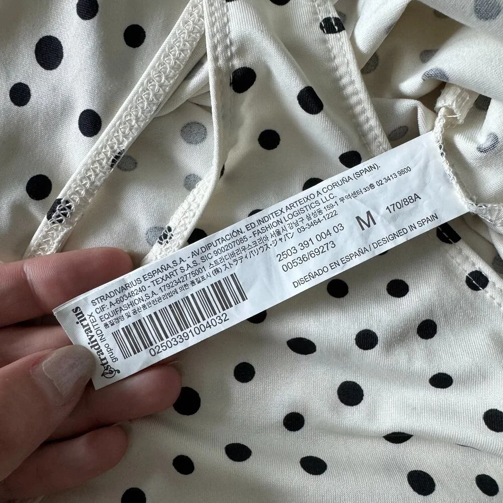 Stradivarius Polka Dot Bodysuit New Without Tags - Size M 🤍 - Picture 5 of 12